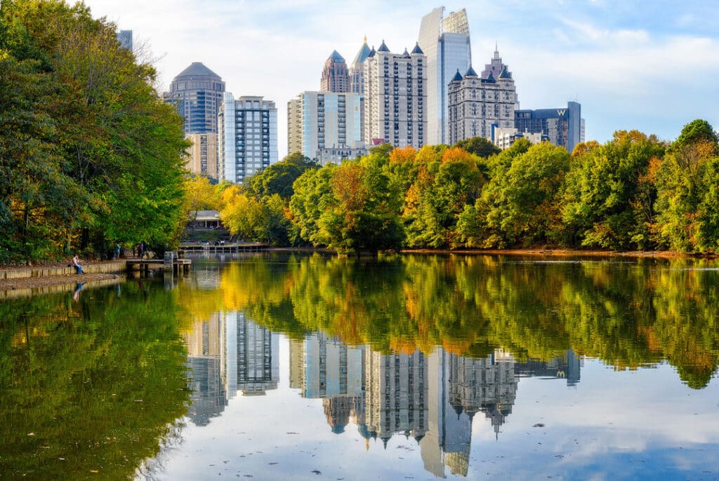 Piedmont Park in Atlanta Midtown