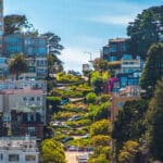 Berühmte Lombard Street in San Francisco
