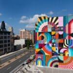 Eines von über 4.000 Wandgemälden (Mural-Art) in Philadelphia