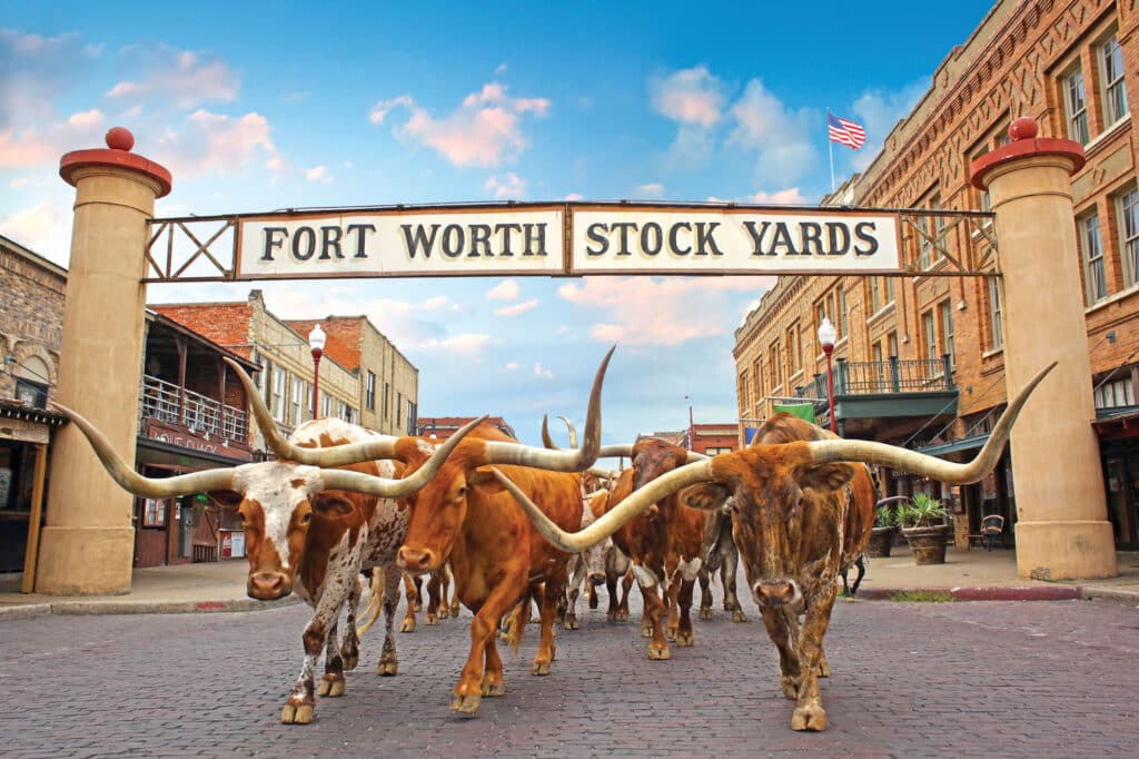 Cowtown: In den Fort Worth Stockyards kann man den alten Westen noch spüren.