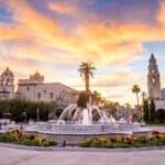Abendstimmung im Balboa Park, San Diego