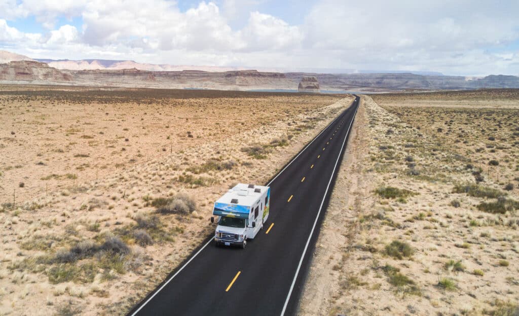 Cruise America - Fahrt mit dem Wohnmobil durch die Wüste