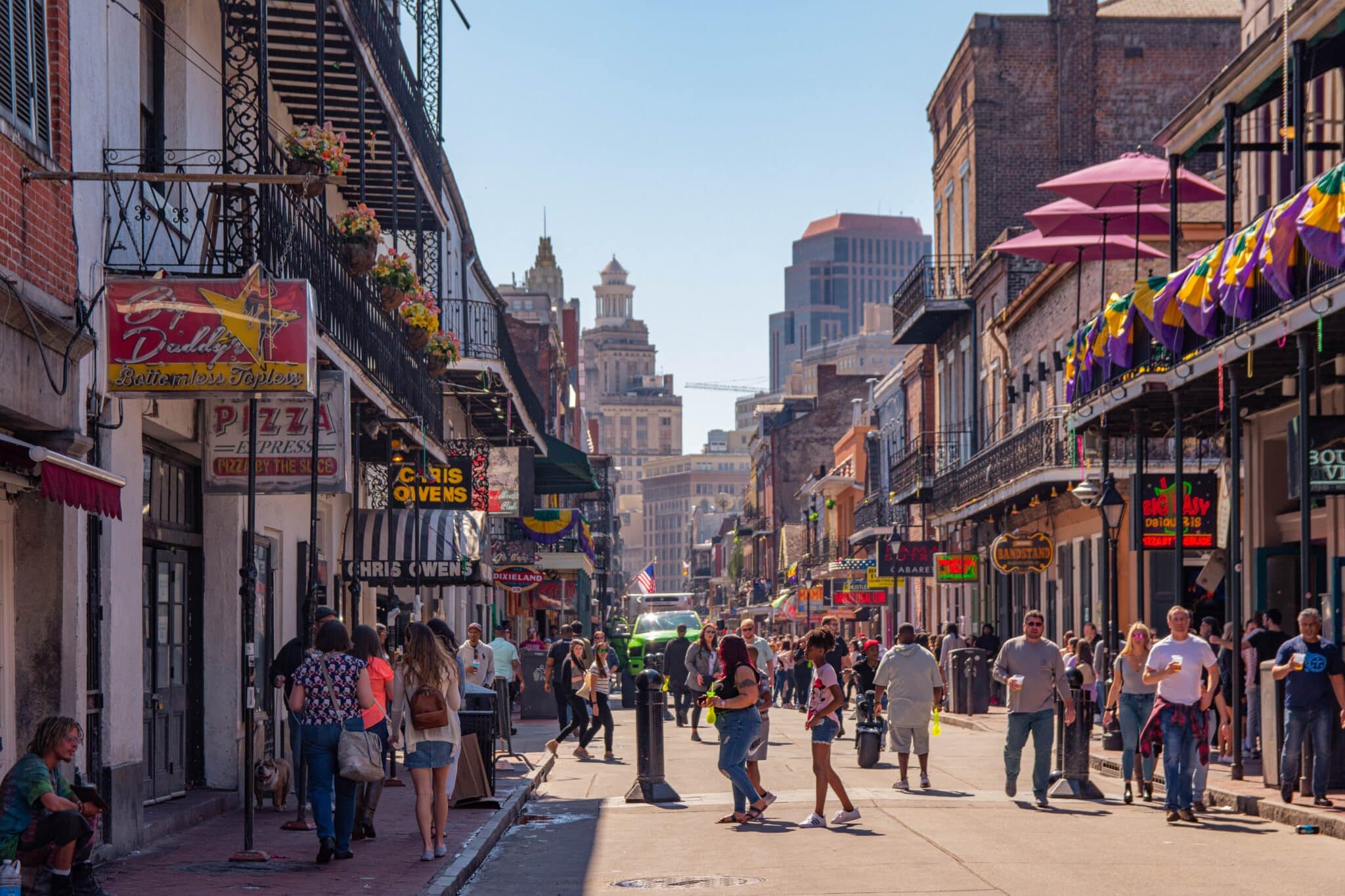 Bourbon Street in New Orleans