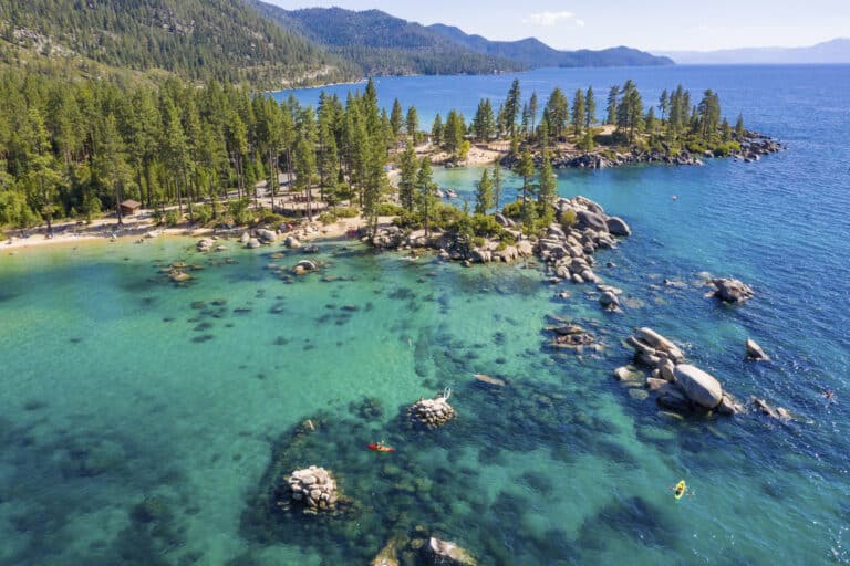 Sand Harbor am Lake Tahoe, nahe Incline Village, Nevada