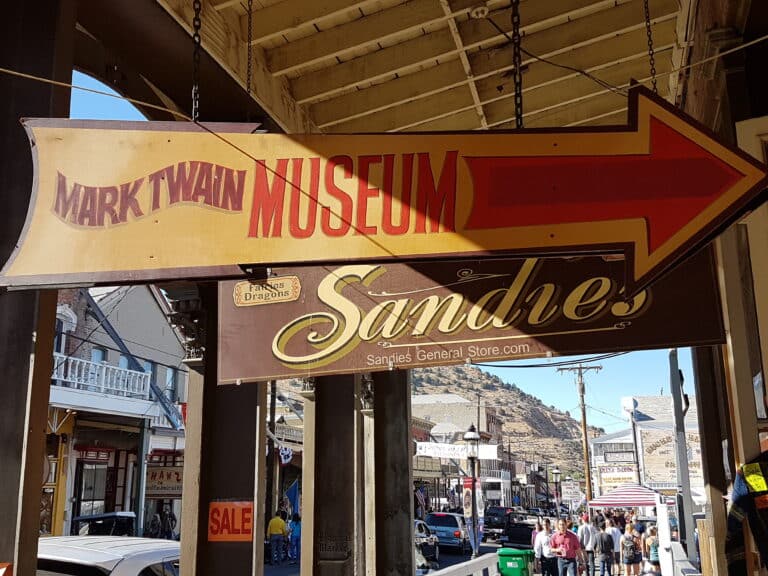 Mark Twain Museum in Virginia City, Nevada