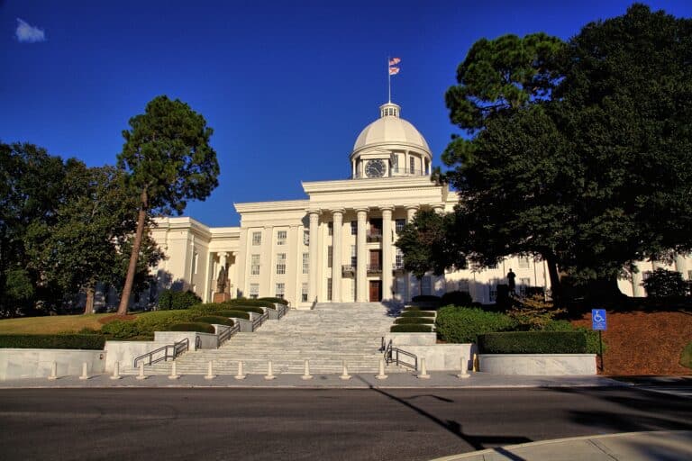Capitol Building in Montgomery, Alabama