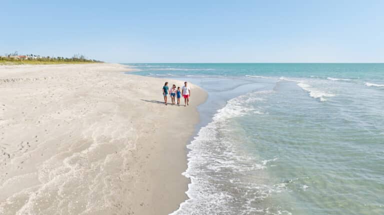 Tween Waters Beach auf Sanibel Island, Florida