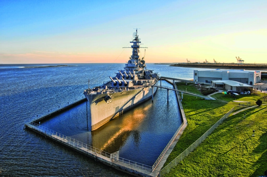 USS Alabama Battleship in Mobile, Alabama