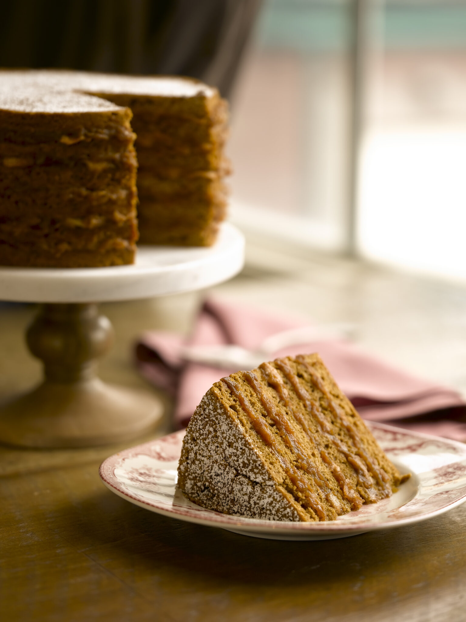 traditionelle Kuchen aus vielen dünnen Schichten