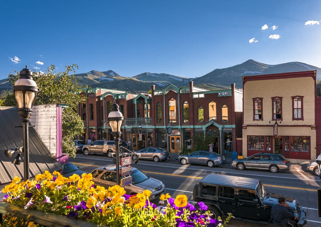 Innenstadt von Breckenridge in Colorado