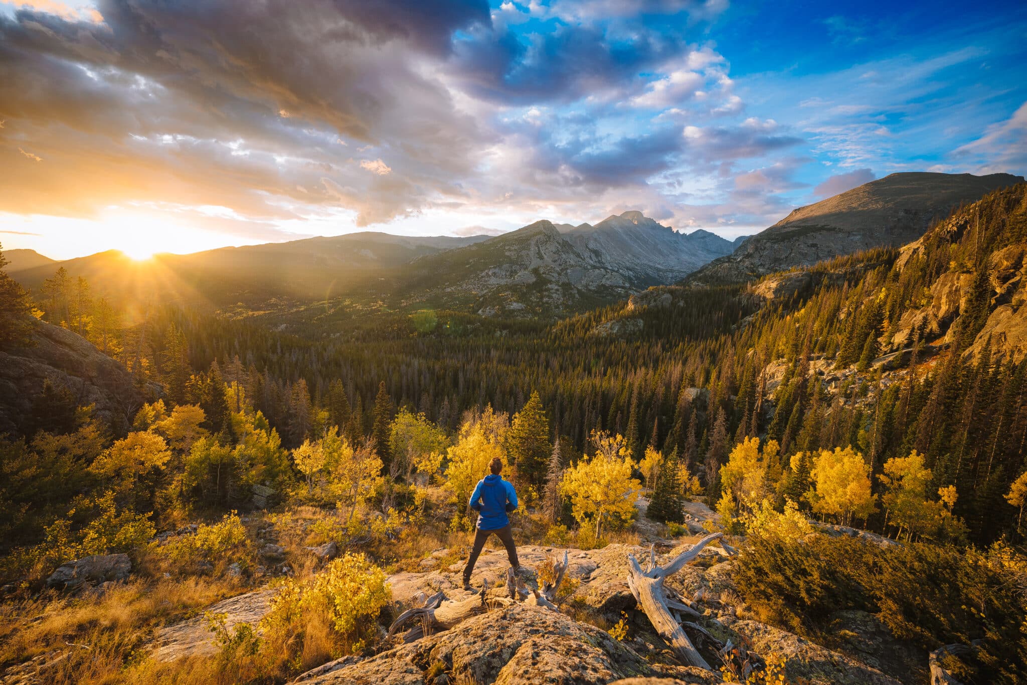 Herbst im Rocky Mountains Nationalpark, Colorado