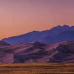 Sonnenaufgang im Great Sand Dunes National Park, Colorado