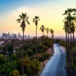 Panoramastraße vor Los Angeles