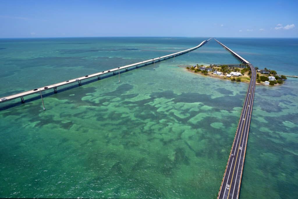 New Old Seven Mile Bridge Florida Keys