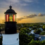 Leuchtturm in Key West bei Sonnenuntergang
