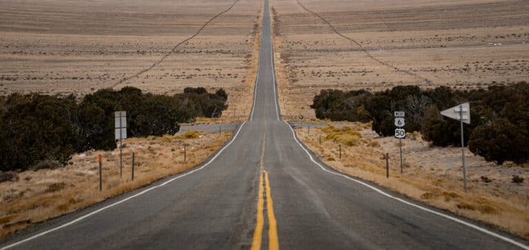 The Loneliest Road Nevada