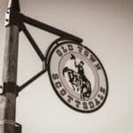 Hinweisschild auf die Old Town Scottsdale