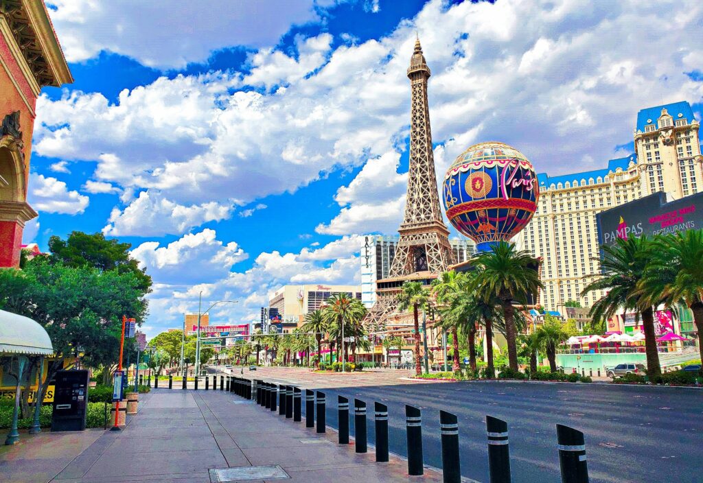 Das Paris Paris Hotel am Las Vegas Strip