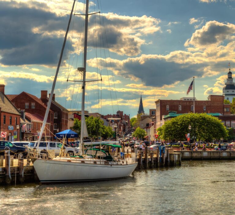 Annapolis - City Dock und Main Street