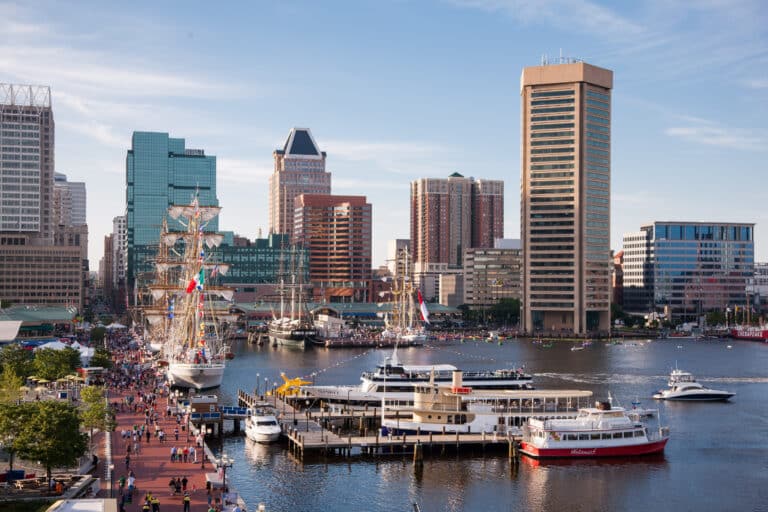 Inner Harbor in Baltimore, Maryland