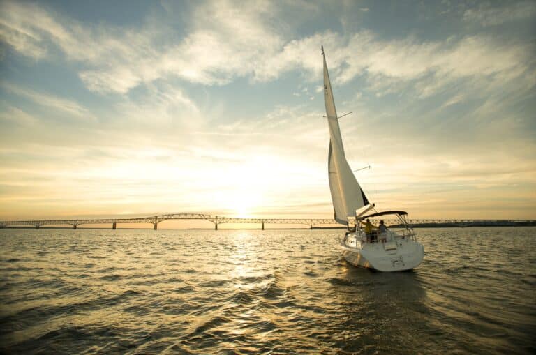 Segelboot in der Chesapeake Bay