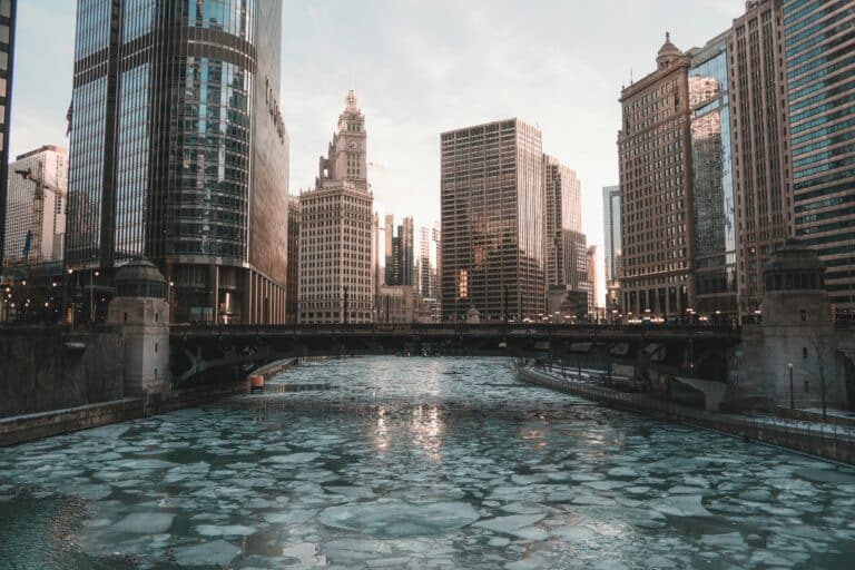 Chicago mit Blick auf die Skyline