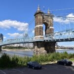 John A. Roebling Suspension Bridge in Covington