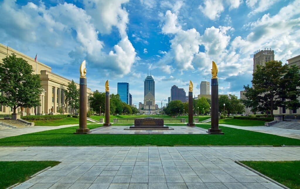 Weltkrieg Gedenkstätte in Indianapolis