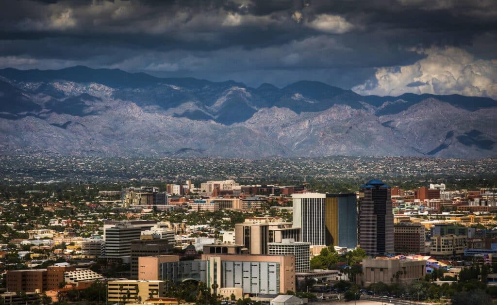 Blick auf Tucson