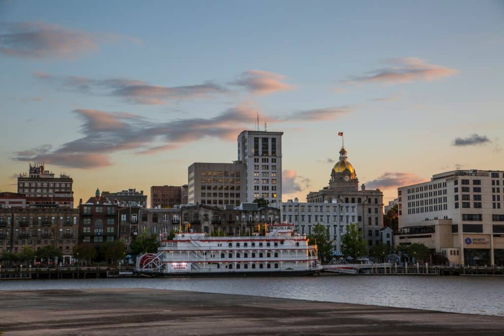 Skyline auf Savannah