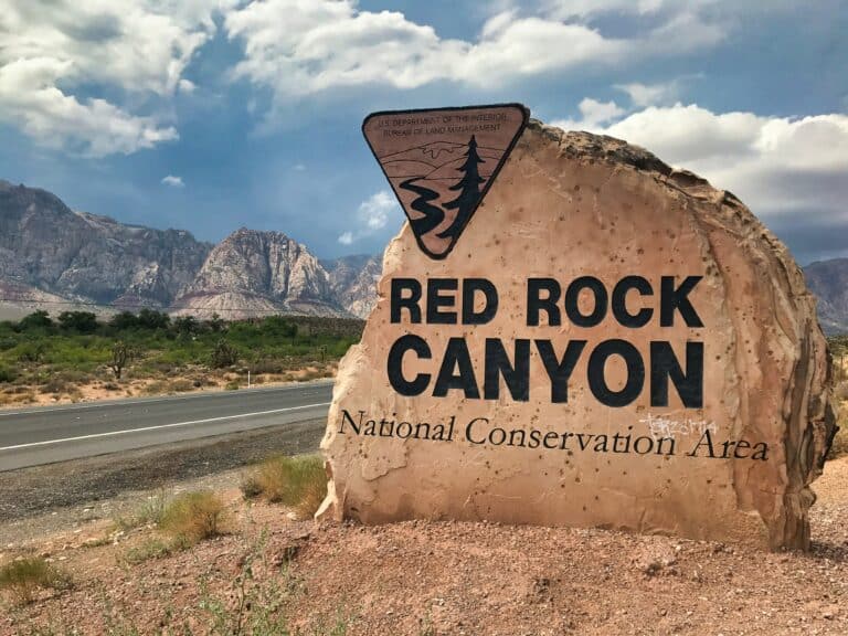 Eingang zum Red Rock Canyon