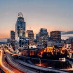 Cincinnati bei Nacht
