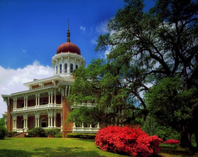 Langholzhaus in Natchez