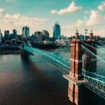 Blick auf Cincinnati