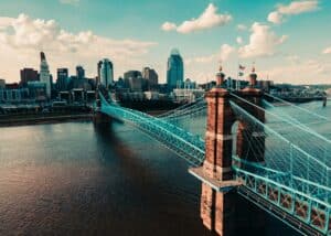 Blick auf Cincinnati