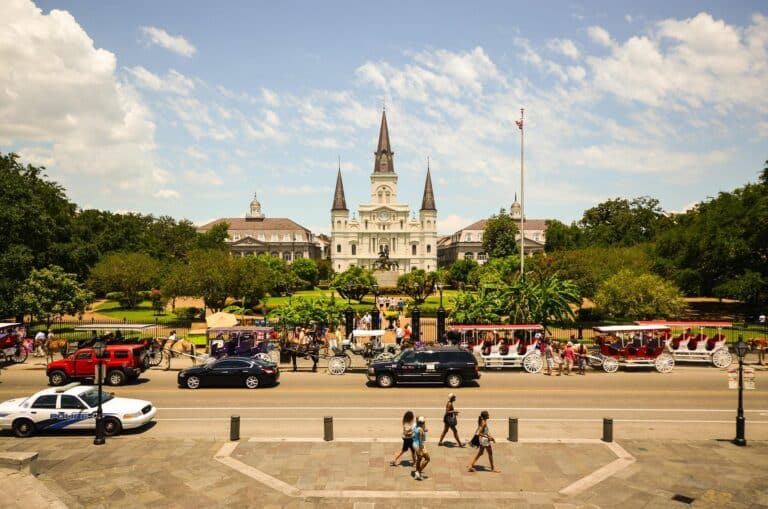 Die St. Louis Cathedral in New Orleans