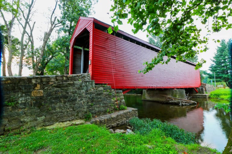 Roddy Road Covered Bridge in Frederick, Maryland