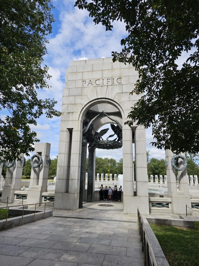 World War II Memorial in Washington DC: in Gedenken an die Opfer des 2. Weltkriegs