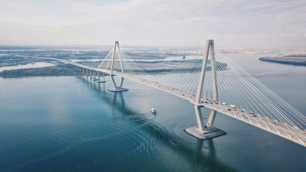 Die Arthur Ravenel Jr. Bridge in Charleston
