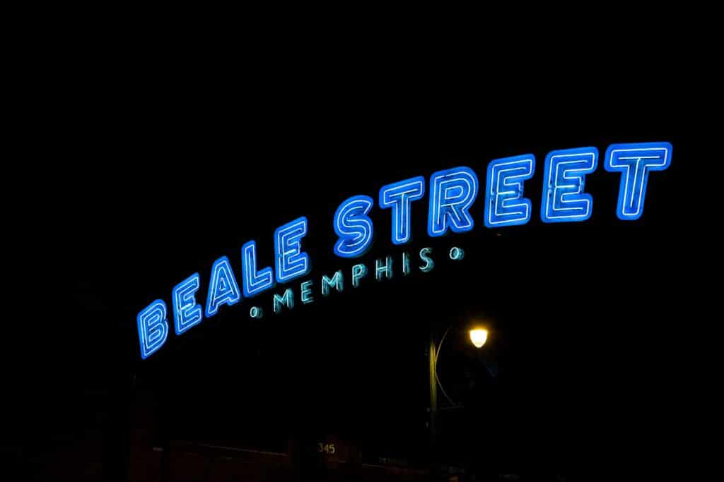 Beale Street in Memphis