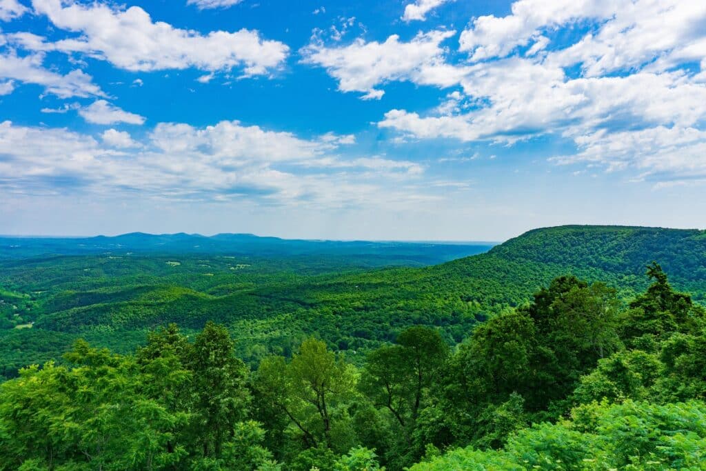 Ozark Mountains in Arkansas