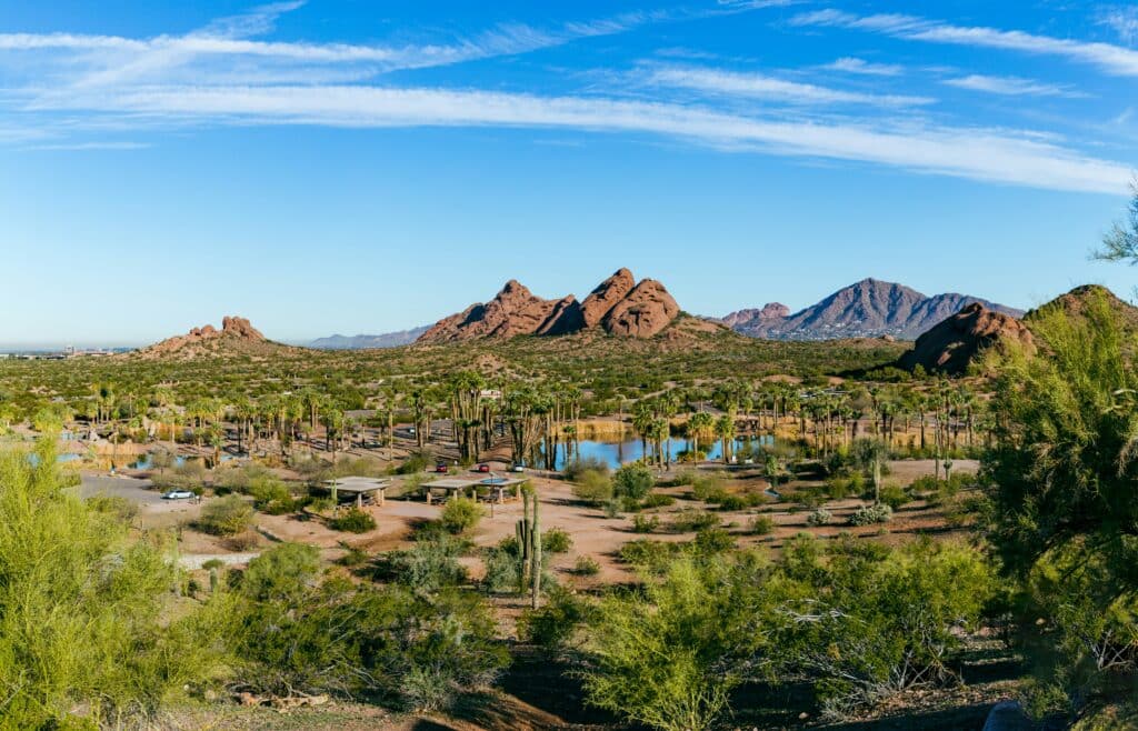 Ausblick auf die Natur von Phoenix