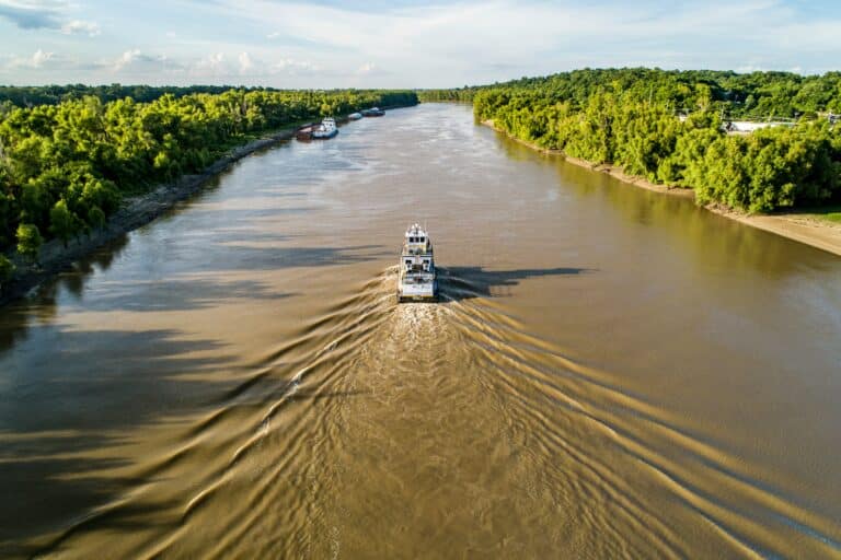 Mississippi River bei Vicksburg