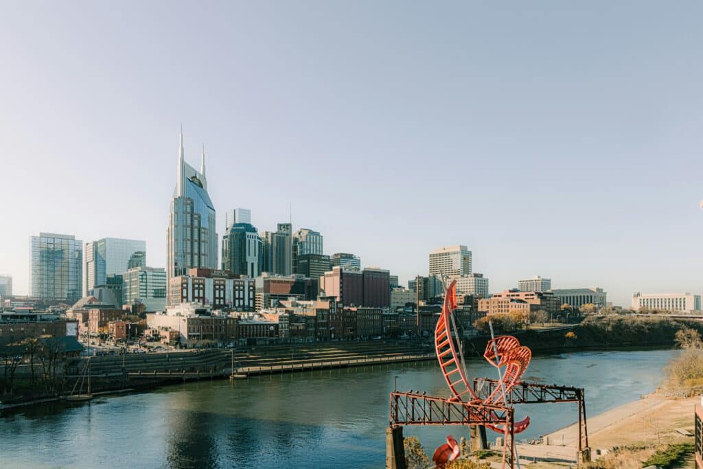 Blick auf Nashville