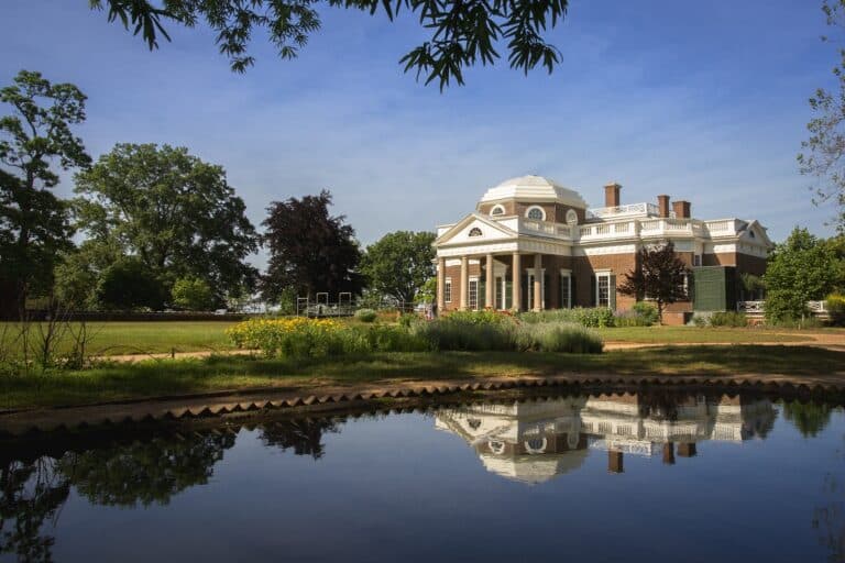 Monticello - Anwesen Thomas Jeffersons in Charlottesville, Virginia