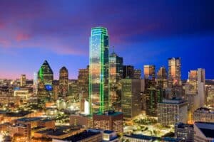 Dallas bei Nacht