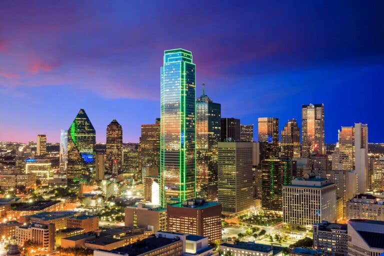Dallas bei Nacht