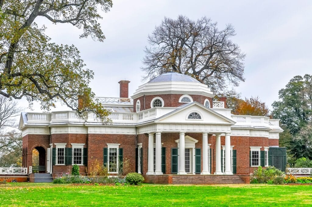 Monticello bei Charlottesville, Virginia