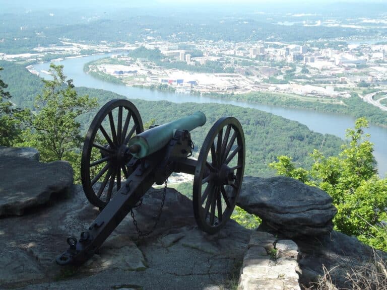 Lookout Mountain - Blick auf Chattanooga, Tennessee
