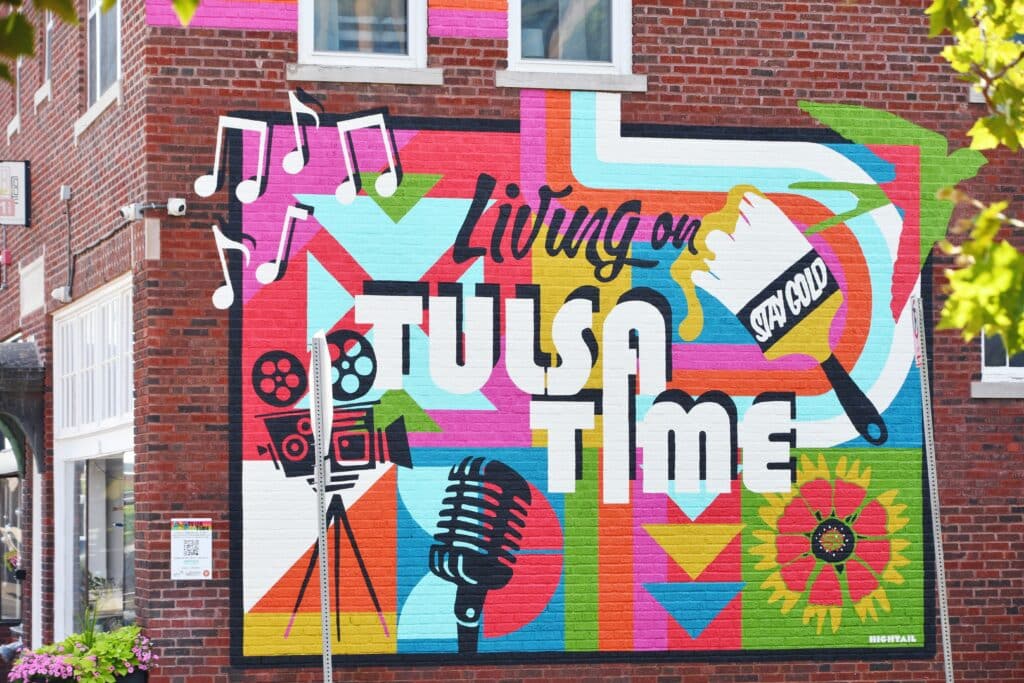 Tulsa, OK | Mural im Tulsa Arts District